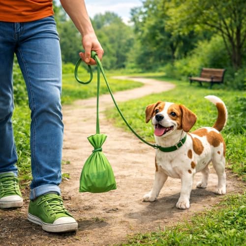 100% Biodegradable Pet Poop Bags - OEM, Eco-Friendly, Leakproof, 240 Count (12" x 8")