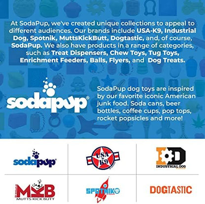 SodaPup Corn on The Cob – Durable Dog Chew Toy Made in USA from Non-Toxic, Pet Safe, Food Safe Nylon Material for Mental Stimulation, Clean Teeth, Fresh Breath, Problem Chewing, Calming Nerves & More