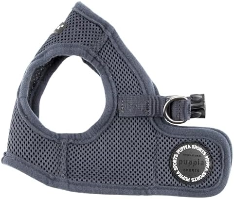 PUPPIA International Soft Vest Harness, Medium, Grey