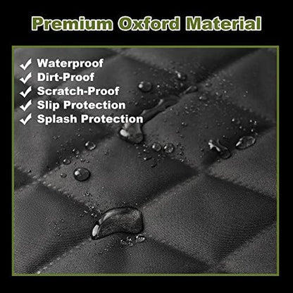 Femuar 2 Packs Car Front Seat Cover for Dogs, Waterproof Pet Car Seat Protector, Nonslip Scratch-Proof Dog Seat Cover for Cars, Trucks & SUVs
