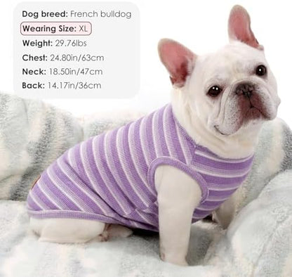 3Pack Dog Shirts Lightweight Waffle Dog Shirt for Small Dogs Sleeveless Dog Shirt for Small Medium Boy Girl Dogs Cozy & Breathable Pet Vest