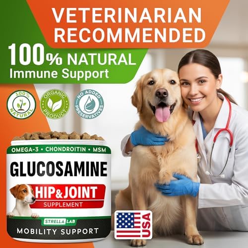 Advanced Glucosamine for Dogs, Chondroitin & MSM Hip Joint Supplement Chews