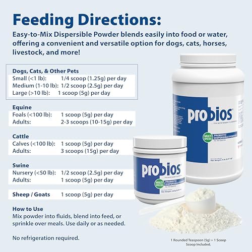 Probios Digestive Support Powder for Pets, 240 g