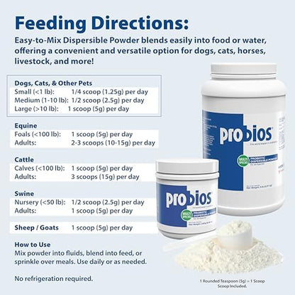 Probios Digestive Support Powder for Pets, 240 g