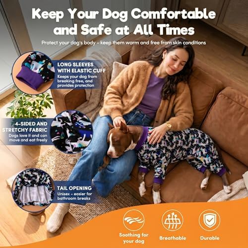 LovinPet Large Breed Dog Clothes, Unicorns in Space Black Print, L