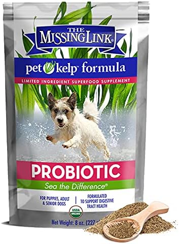 The Missing Link Pet Kelp Dog Probiotic Organic Supplement Powder, 8 oz