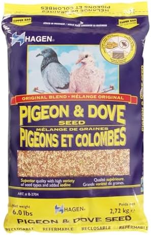 Hagen Pigeon & Dove Seed, Original Formula Bird Food, 6 lb Bag