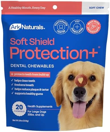 Ark Naturals Soft Shield Protection+ Brushless Toothpaste, Large Breed 20ct