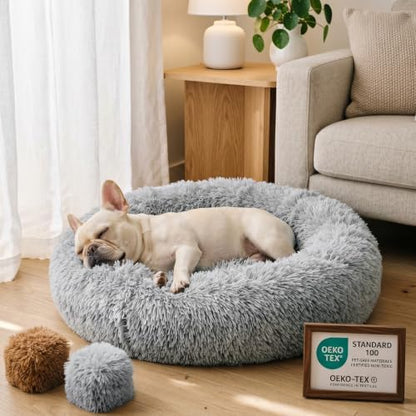 Memory Foam Orthopedic Dog Beds for Large Size Dogs,36 Inch,Grey