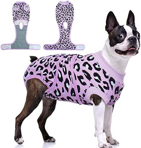 FUAMEY Dog Recovery Suit, Soft Surgical Suit for Dogs Onesie for Surgery