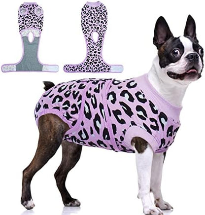 FUAMEY Dog Recovery Suit, Soft Surgical Suit for Dogs Onesie for Surgery