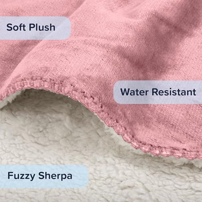 PETMAKER Dog Blanket, Pink, 60” x 80”