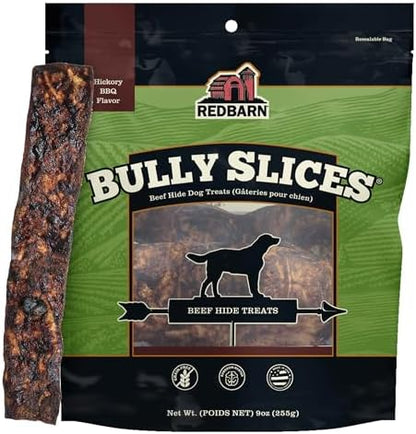 Redbarn Bully Slices BBQ Flavor Dog Treats, case of 12