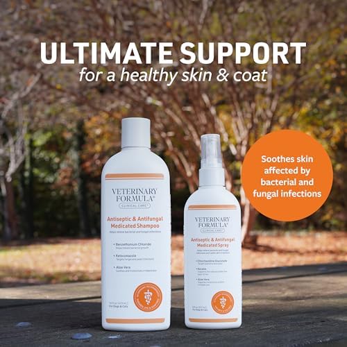Veterinary Formula Clinical Care Antispetic and Antifungal Shampoo and Spray