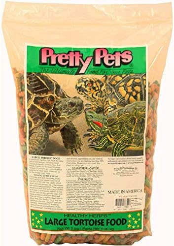 Pretty Bird International SPB77320 3-Pound Tortoise Food, Large