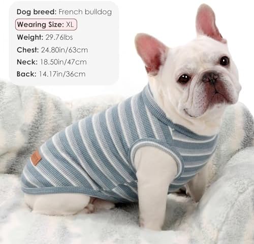 3Pack Dog Shirts Lightweight Waffle Dog Shirt for Small Dogs Sleeveless Dog Shirt for Small Medium Boy Girl Dogs Cozy & Breathable Pet Vest
