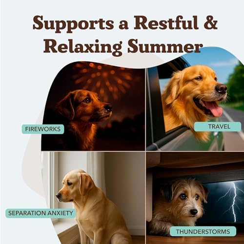 Natural Dog Company Calming Supplement for Dogs - 90 Soft Chews