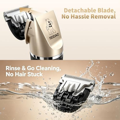 Dog Clippers for Grooming,Dog Grooming Kit for Heavy Thick Hair&Coats