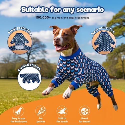 LovinPet Jammies, Lightweight Stretchy Summertime Print, Black, XL