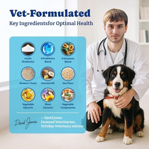 Probiotics for Dogs, Dog Gut, Immune & Skin Health Support Supplement