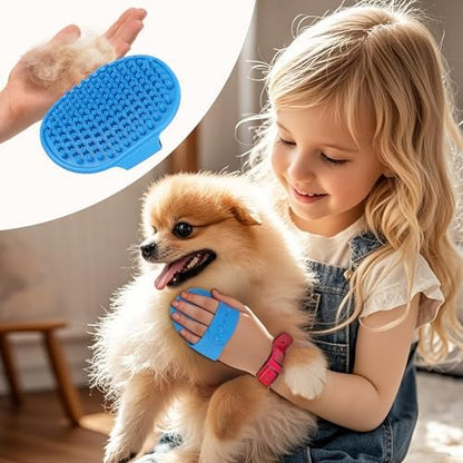 NVNAN Pet Shampoo Brush and Massage Bath Brush