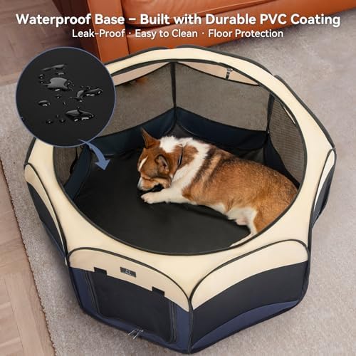 A 4 Pet 40.55-in Dog Playpen for Small Dogs & Puppies, Foldable