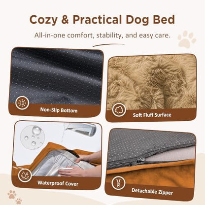 Comfort Expression Waterproof Orthopedic Dog Beds for Large Sized Dog