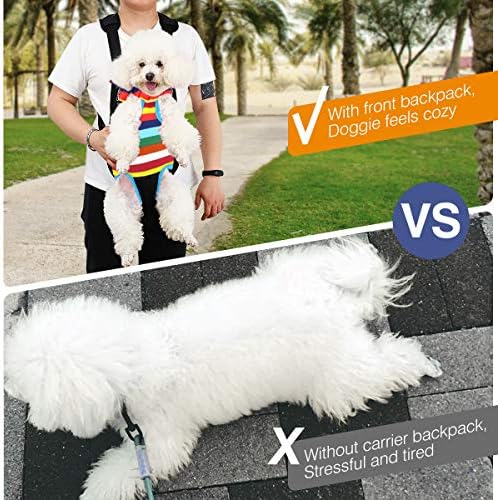 Pawaboo Pet Front Carrier Backpack for Small Medium Dogs