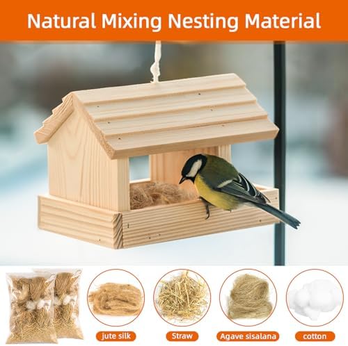 Sukh Bird Nesting Material - Bird Nest Bedding for Hummingbird Finch
