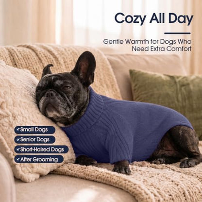 IECOii XL Dog Sweater, Winter Doggy Clothes for Medium Dogs Girl Boy