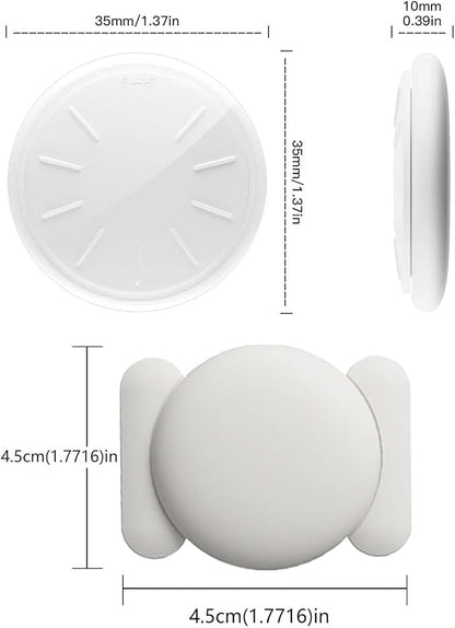 GPS Tracker for Vehicles, No Subscription, Waterproof Tracker Device for Vehicles, Hidden Vehicle Locator, Magnetic GPS Tracker, Accurate Tracking, iOS Only (1PCS, White)
