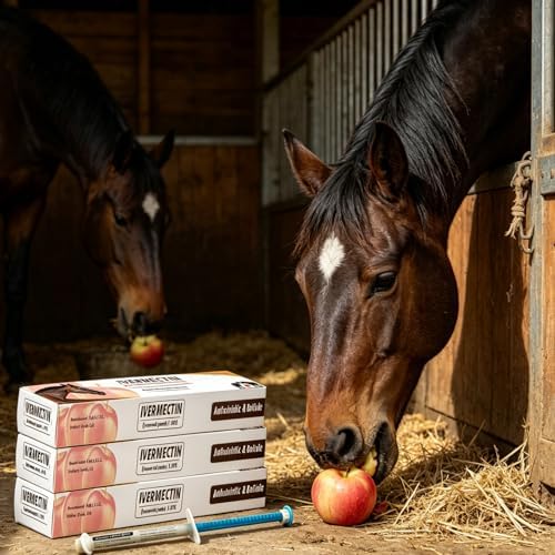 Paste for Horse 1.87% – 8 Pack Apple Flavored 6.08g Each Tube for Horses Only