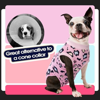FUAMEY Dog Recovery Suit, Soft Surgical Suit for Dogs Onesie for Surgery