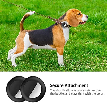 SimpleThings Airtag Cat Collar Holder, Pet Silicone Protective Case