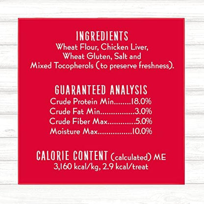 Charlee Bear Original Crunch Dog Treats, Chicken Liver, 16 Ounce Resealable Bag, Low Calorie Training Treats for Dogs, Limited Ingredient, Healthy, Crunchy Dog Snacks, Made in USA (Pack of 2)