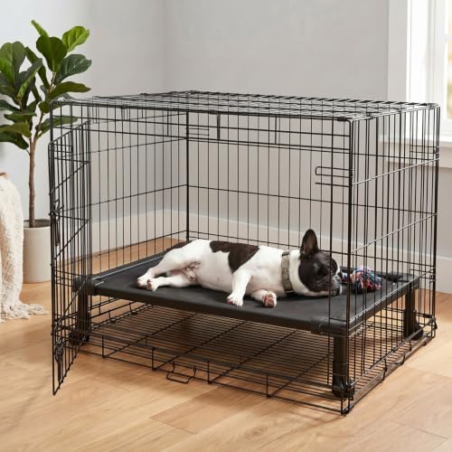Veehoo Elevated Dog Bed Small, Chew Proof Dog Bed Pre-Assembled, 24" x 17"
