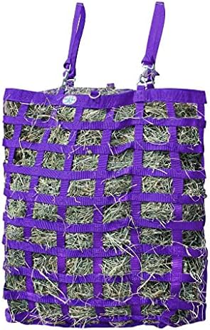 Horse Tough Super Tough Bottom Three Sided Slow Feed Hay Bag Opening 3" X 3" Size 22" X 25.5" X 9"