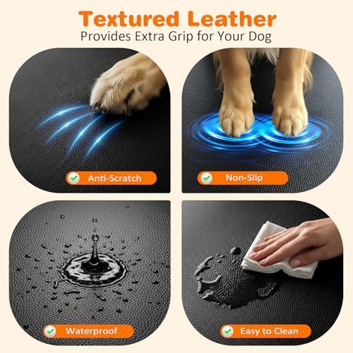 URPOWER Hard Bottom Dog Car Seat Cover for Back Seat, Waterproof Hammock