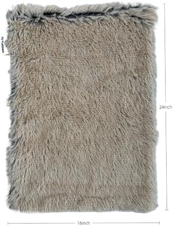 PJYuCien Lightweight and Portable Soft Pet Blanket, 16"x24", Beige