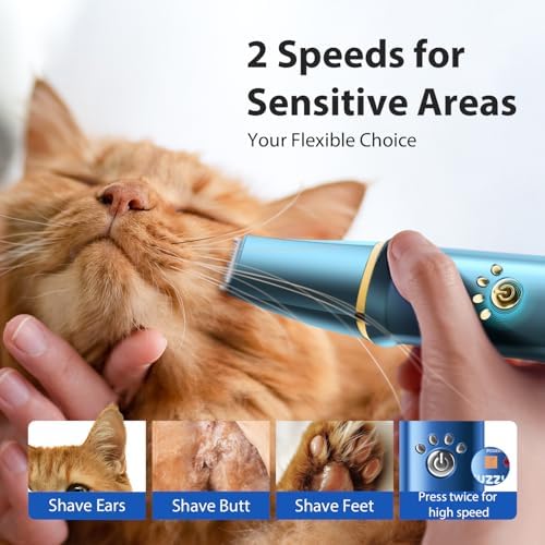 Dog Grooming Kit, Dog Clippers for Grooming for Thick Curly Coats