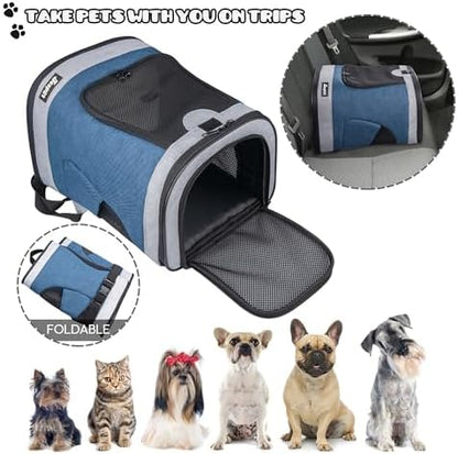 Jespet Soft Pet Carrier Outdoor Backpack for Small Dog