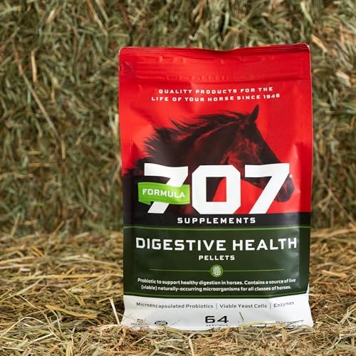 Formula 707 Digestive Health Supplement for Horses, 4 lb – Probiotics
