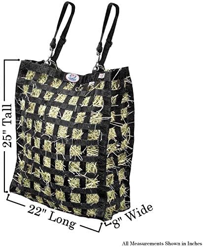 Derby Originals Superior Slow Feeder Horse Hay Bag with Super Tough Bottom and 1 Year Warranty