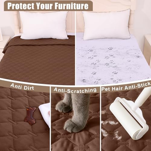 Smiry Waterproof Dog Bed Cover Blanket, Reversible Pet Blanket
