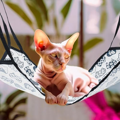 Shappy 5 Pcs Pet Hammock for Cage, Pet Hanging Bed Soft, Cute