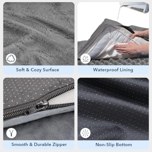 Washable Dog Bed Orthopedic Waterproof for Medium Sized Dogs