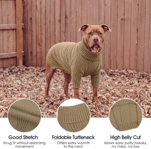 IECOii XXXL Dog Sweater,Warm Dog Sweaters for Extra Large Dogs Girl Boy