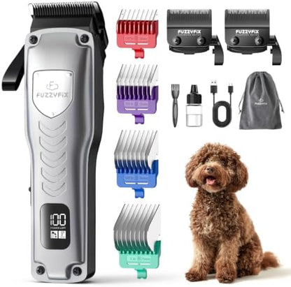 Professional Dog Clippers for Grooming Thick Coats Dog Grooming Kit