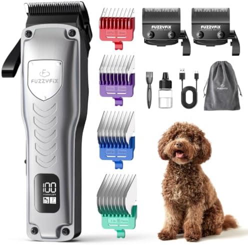 Professional Dog Clippers for Grooming Thick Coats Dog Grooming Kit
