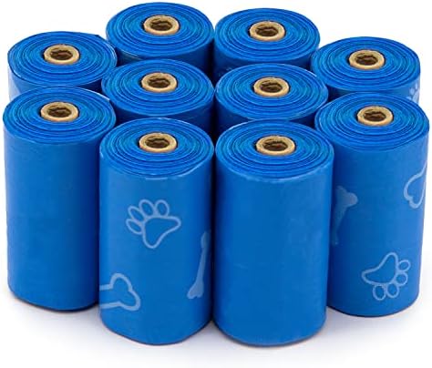 Best Pet Supplies Poop Bags for Dogs - Blue, 150 Count